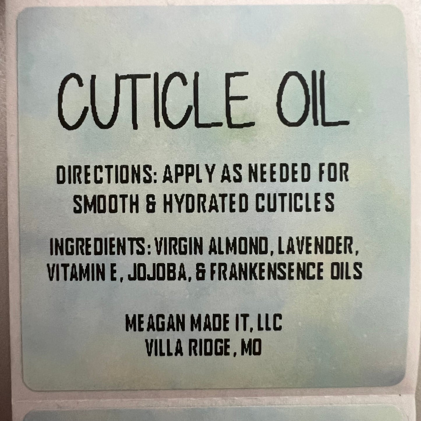 Cuticle Oil