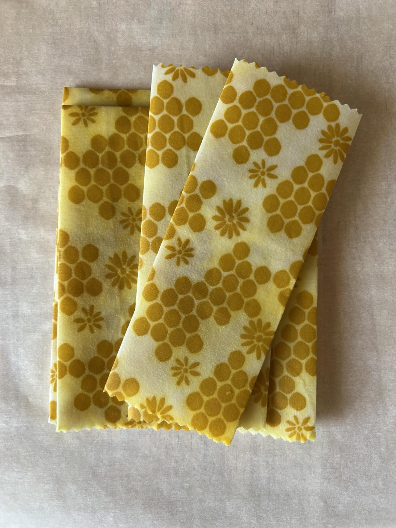 Reusable Beeswax Food Storage Wraps - Yellow Hive Floral